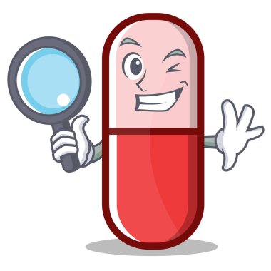 Dedektif hap kapsül çizgi film karakteri