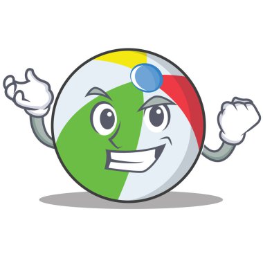 Top karakter karikatür tarzı