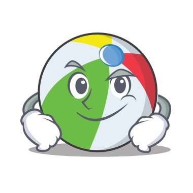 Top karakter karikatür tarzı