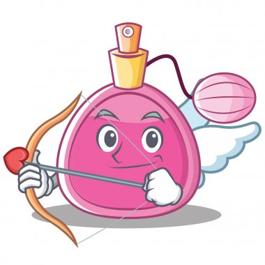 Aşk tanrısı parfüm karakter karikatür tarzı