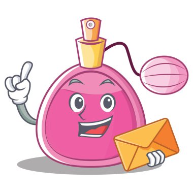 Zarf parfüm karakter karikatür tarzı ile