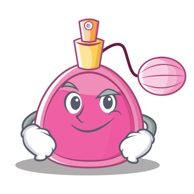 Smirking parfüm karakter karikatür tarzı