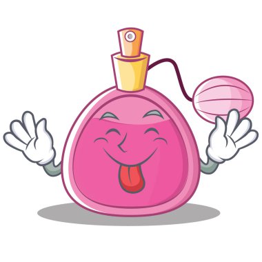 Parfüm karakter karikatür tarzı dil