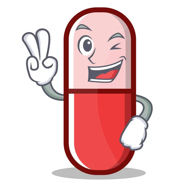 Angry pill capsule cartoon character — Stock Vector © kongvector #173435764