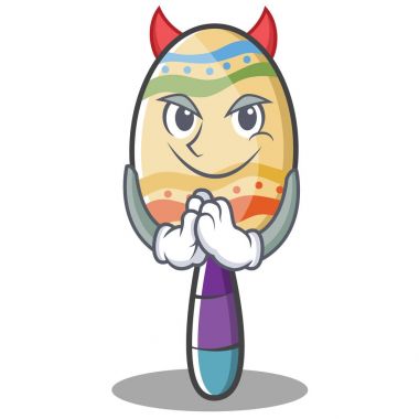 Şeytan marakas karakter karikatür tarzı