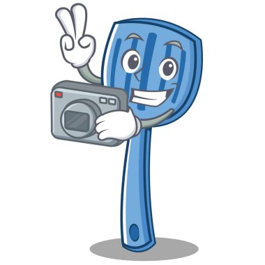 Fotoğraf spatula karakter karikatür tarzı