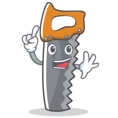 Parmak el karakter karikatür gördüm