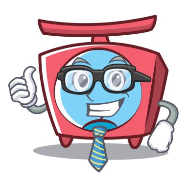 İşadamı ölçek karakter karikatür tarzı