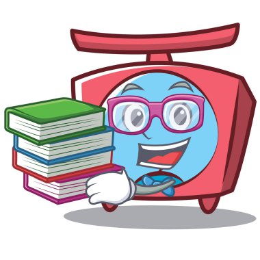 Geek ölçek karakter karikatür tarzı