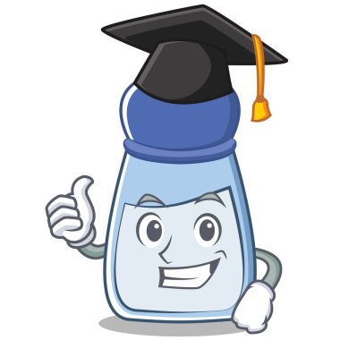 Mezuniyet tuz karakter karikatür tarzı