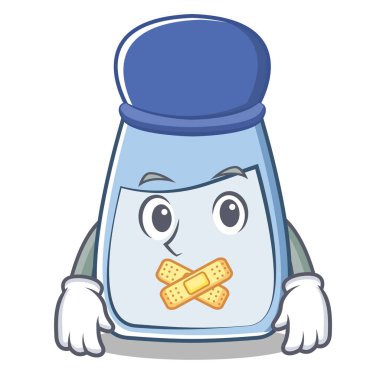 Sessiz tuz karakter karikatür tarzı