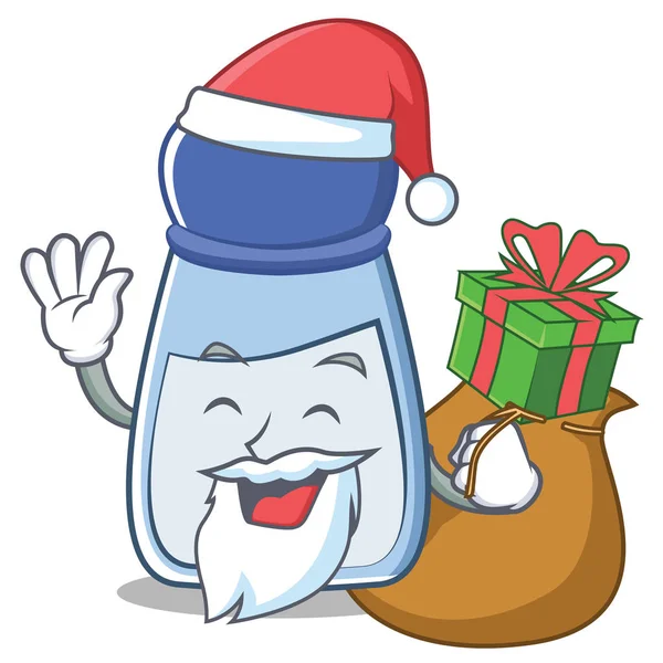 Père Noël personnage de sel de style dessin animé — Image vectorielle