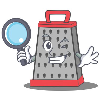 Dedektif mutfak rende karakter karikatür