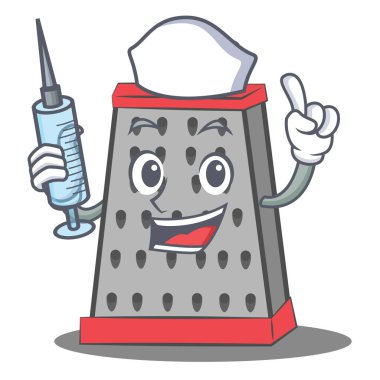 Hemşire mutfak rende karakter karikatür