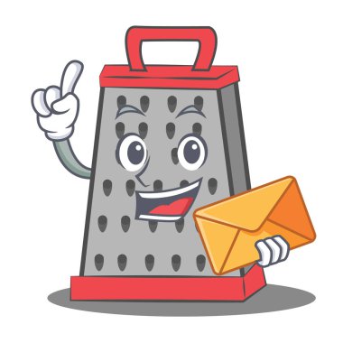 Zarf mutfak rende karakter karikatür ile