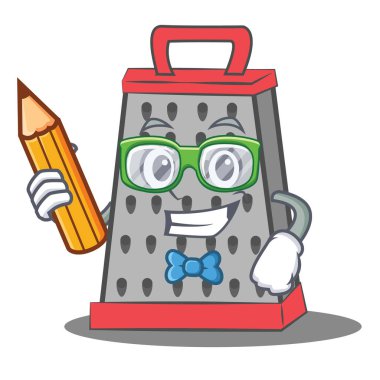 Öğrenci mutfak rende karakter karikatür