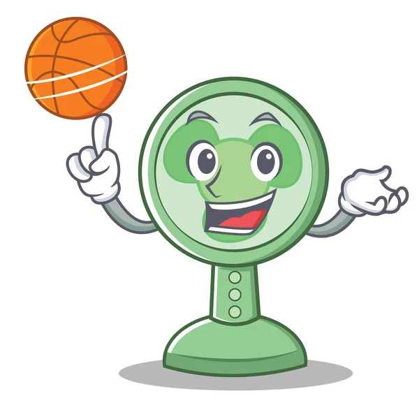 Con el estilo de dibujos animados de personajes de baloncesto — Vector de stock