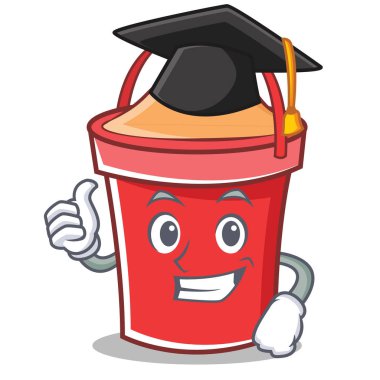 Mezuniyet kova karakter karikatür tarzı