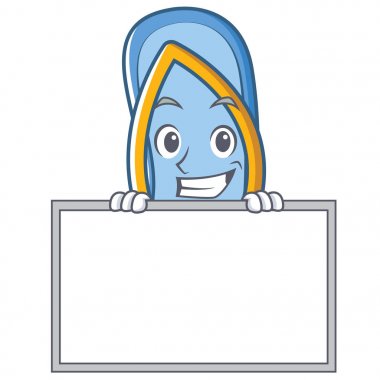 Yönetim Kurulu flip flop karakter karikatür ile sırıtarak