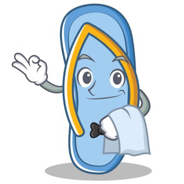 Garson flip flop karakter karikatür