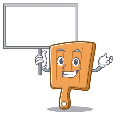 Tahta mutfak kurulu karakter karikatür getirmek