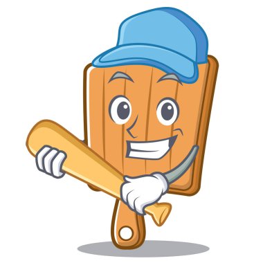 İskambil beyzbol mutfak kurulu karakter karikatür