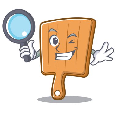 Dedektif mutfak kurulu karakter karikatür