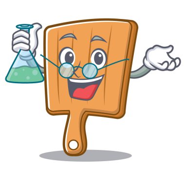 Profesör mutfak kurulu karakter karikatür