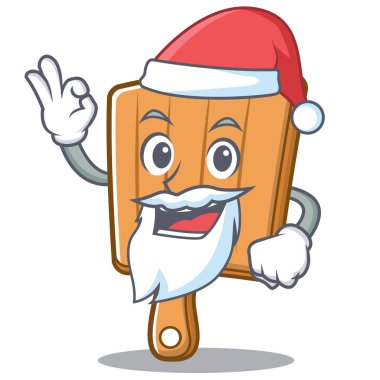 Santa mutfak kurulu karakter karikatür