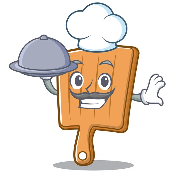 Szakács, élelmiszer konyha fórumon karakter cartoon — Stock Vector