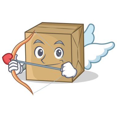 Aşk tanrısı karton karakter karakter koleksiyonu