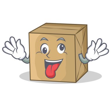 Deli karton karakter karakter koleksiyonu