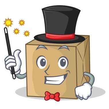 Sihirbaz karton karakter karakter koleksiyonu