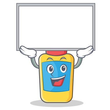 Yönetim Kurulu tutkal şişesi karakter karikatür kadar