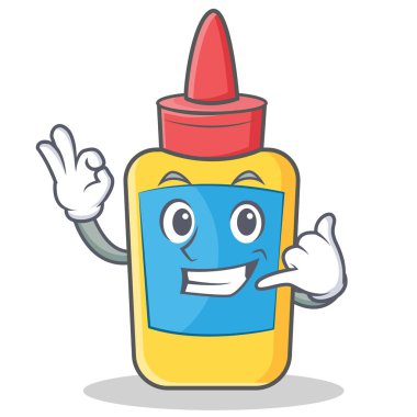 Bana tutkal şişesi karakter karikatür de