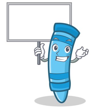 Pano tebeşir karakter karikatür tarzı getirmek