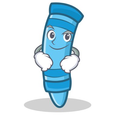 Smirking mum boya karakter karikatür tarzı