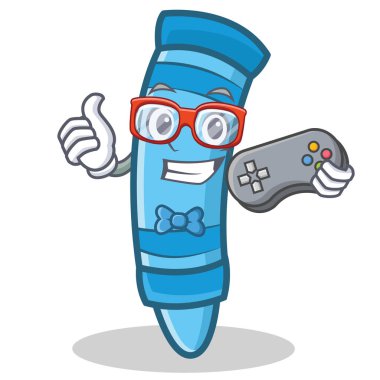 Oyun mum boya karakter karikatür tarzı