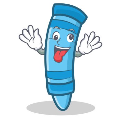 Deli mum boya karakter karikatür tarzı