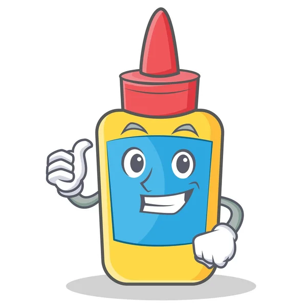 Https St3 Depositphotos Com 9034578 17503 V 450 Depositphotos 175037004 Stock Illustration Thumbs Up Glue Bottle Ch Stock Illustration Character Illustration