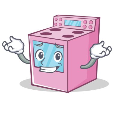 Başarılı gaz soba karakter karikatür