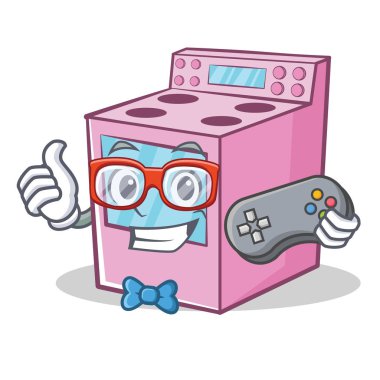 Oyun gaz soba karakter karikatür