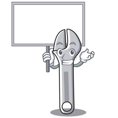 Yönetim Kurulu anahtarı karakter karikatür tarzı getirmek