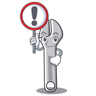 Oturum anahtarı karakter karikatür tarzı ile