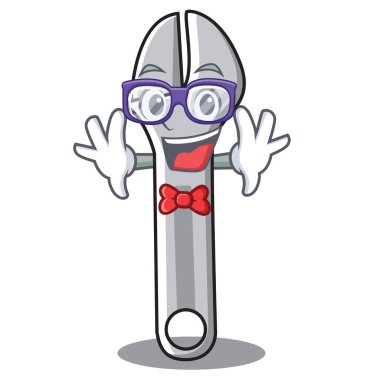 Geek anahtarı karakter karikatür tarzı