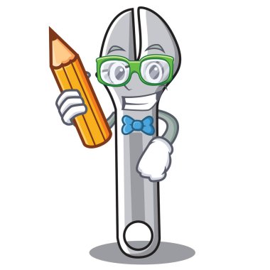 Öğrenci anahtar karakter karikatür tarzı