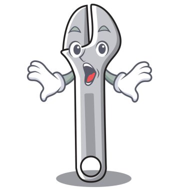 Suprised anahtarı karakter karikatür tarzı