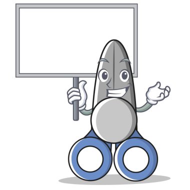 Yönetim Kurulu makas karakter karikatür tarzı getirmek