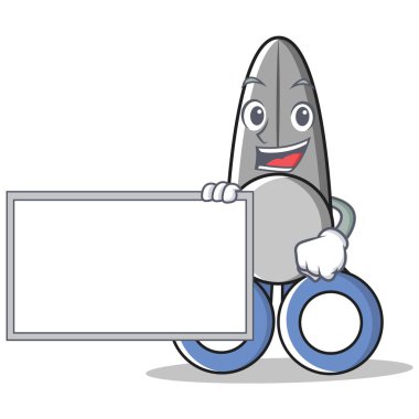 Yönetim Kurulu makas karakter karikatür tarzı ile