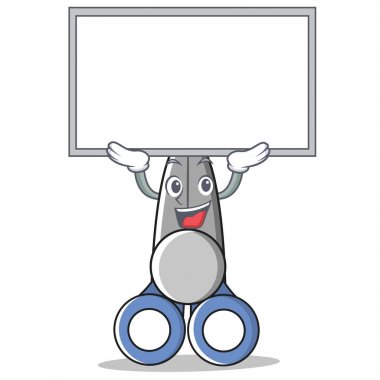 Yönetim Kurulu makas karakter karikatür tarzı